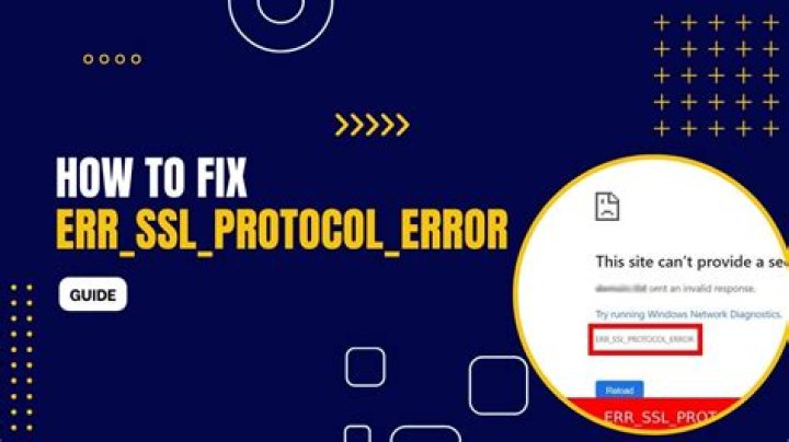 What does this mean Err_ssl_protocol_error?