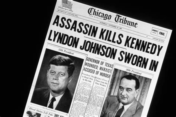 What happened to John F Kennedy in 1963?