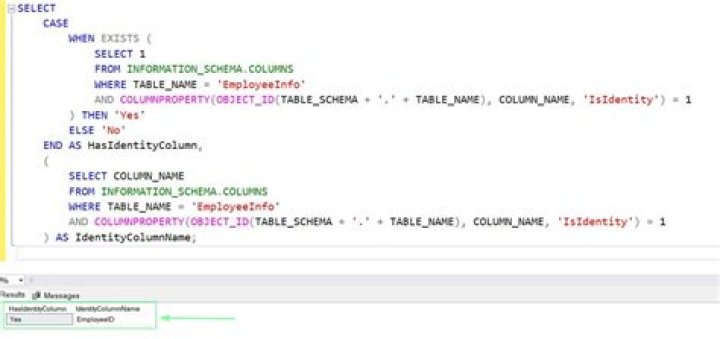 What is an identity column in SQL Server?