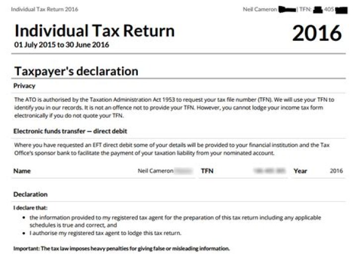 What is individual tax return Canada?