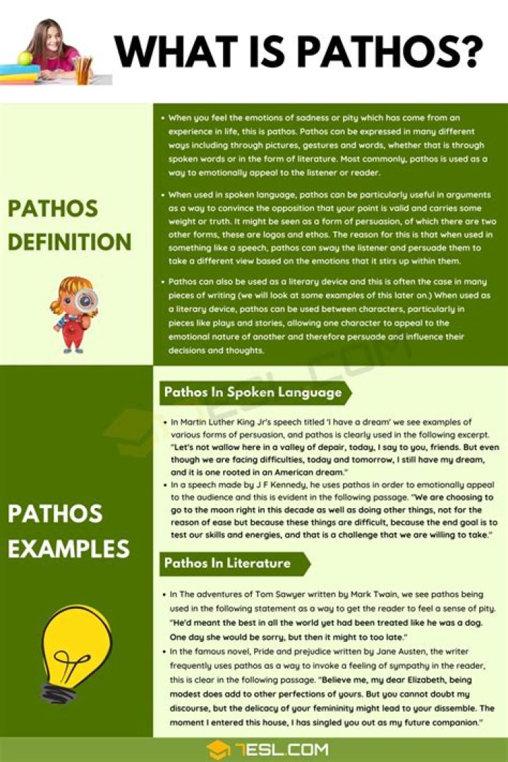 What is pathos literature