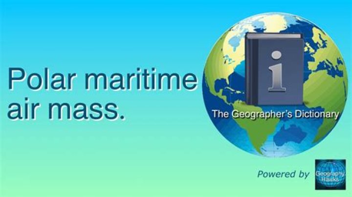 What is polar maritime air?