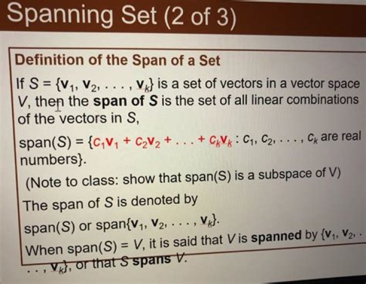 What is span math?