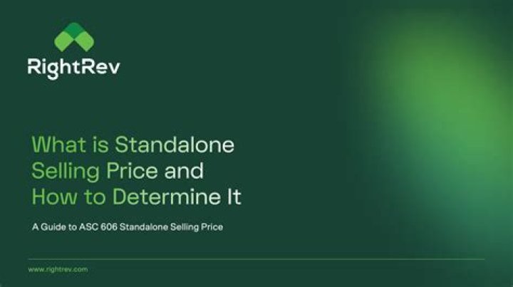 What is standalone selling price