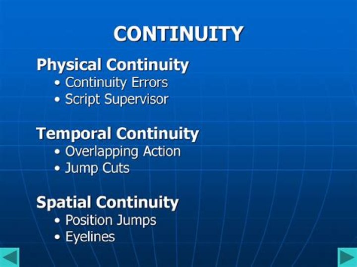 What is temporal continuity? | ContextResponse.com