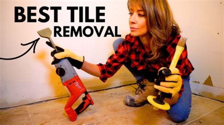 What is the best tool to remove tiles?