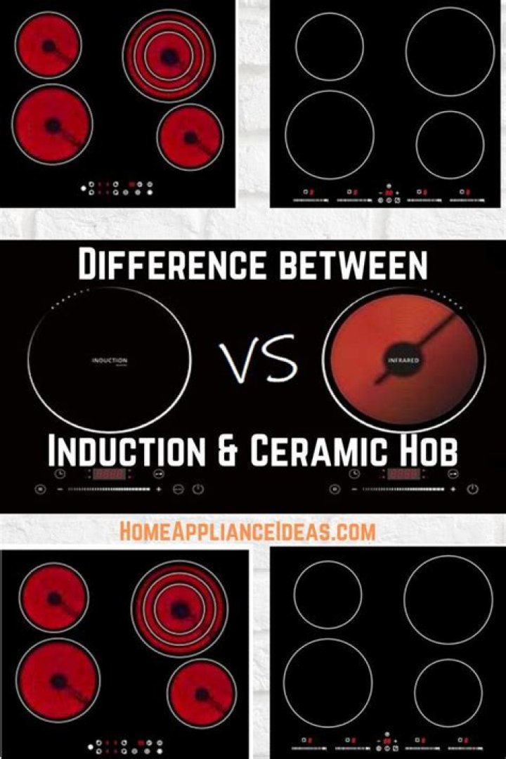 What is the difference between induction and ceramic hobs?