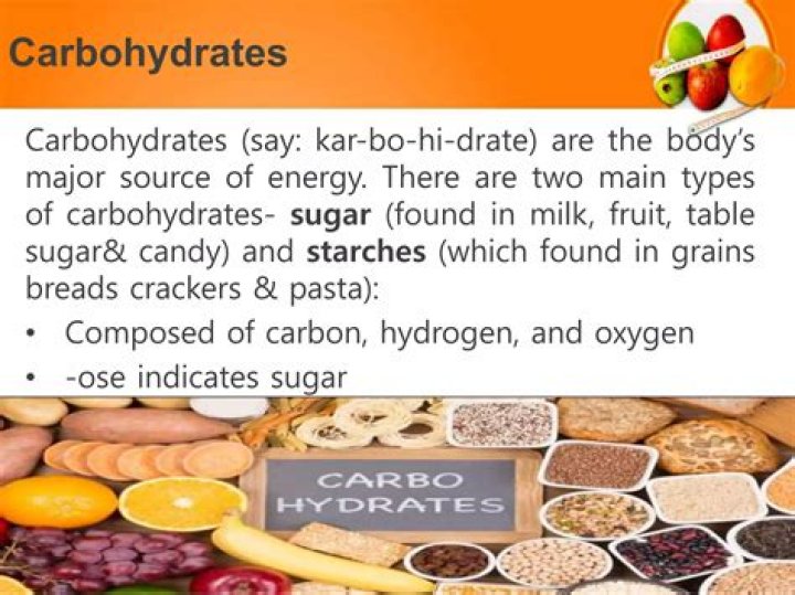What is the main function of carbohydrates Cho in the body?