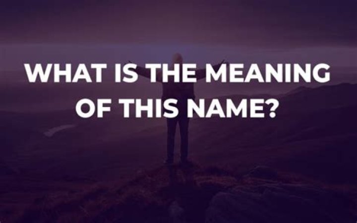 What is the meaning of the name awesome?