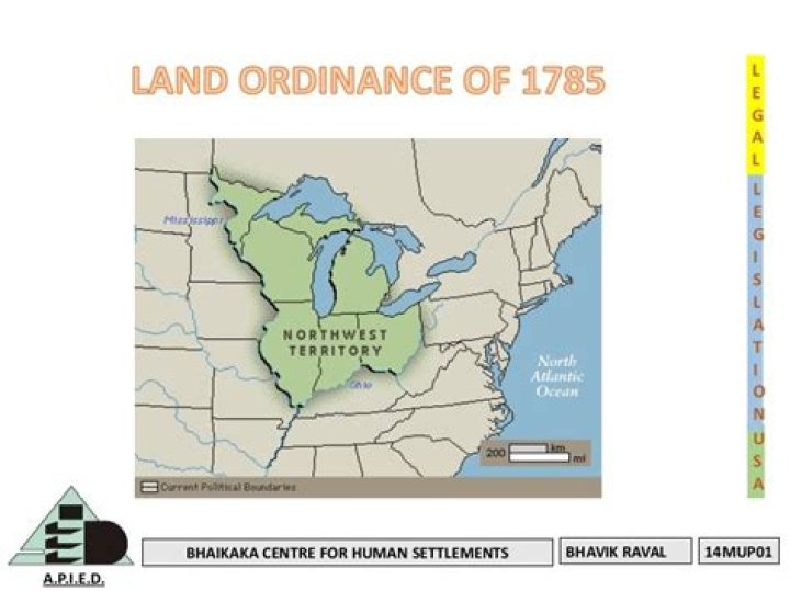 What was the Northwest Ordinance of 1785 simple definition?