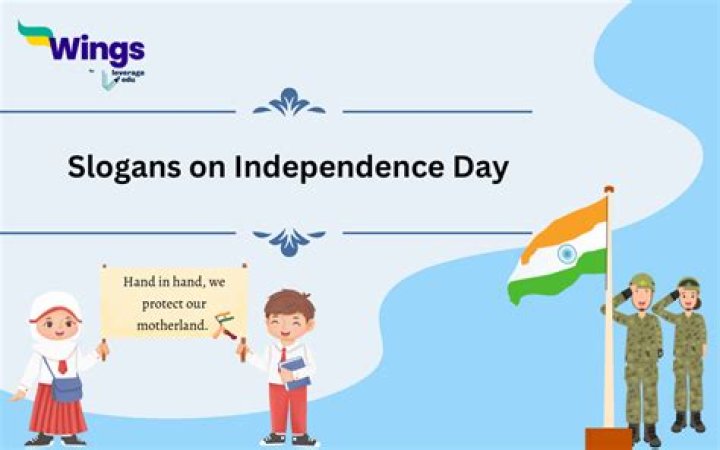 What was the slogan for independence?