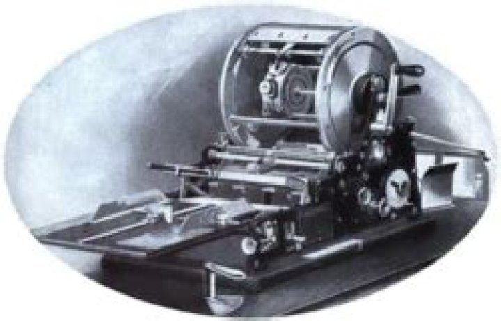When was the mimeograph machine invented?