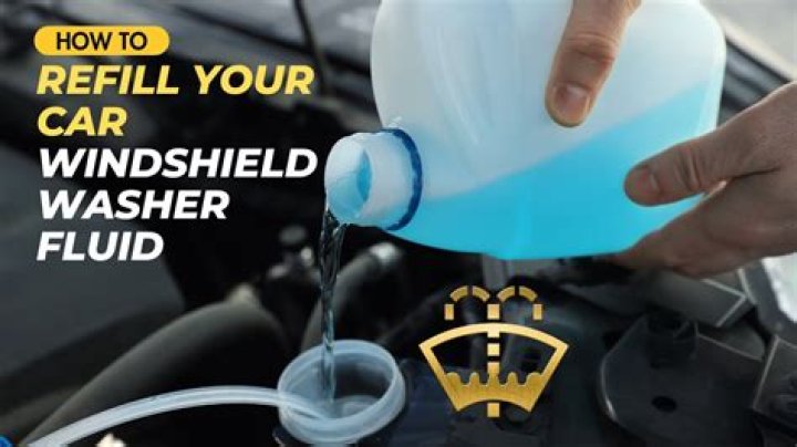 Where do you fill up windshield wiper fluid?