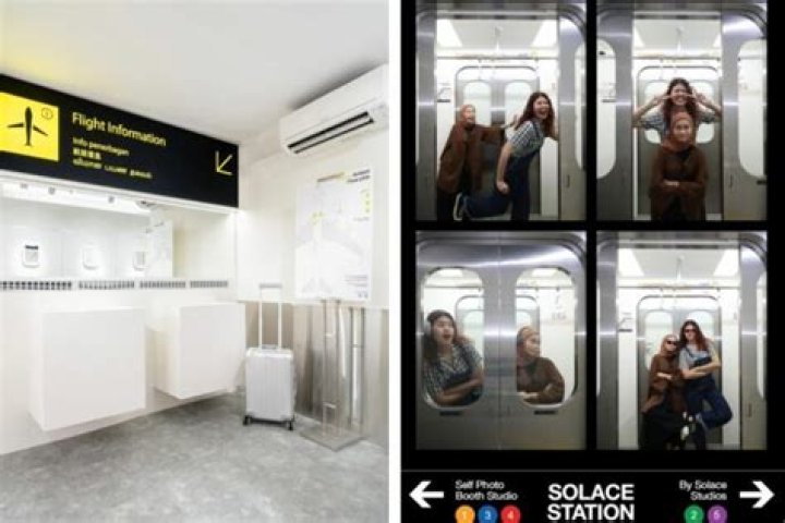 Which MRT station has photobooth?