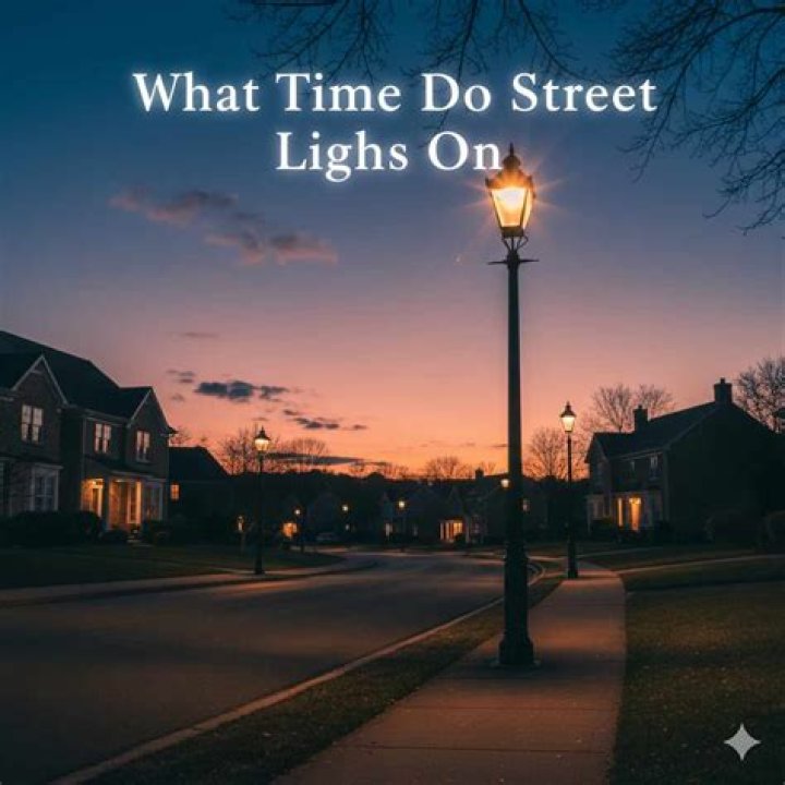 Why do street lights go out when I go by?