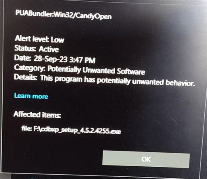 Win32/Dlhelper.AD potentially unwanted